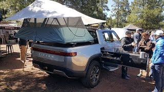 FIRST LOOK: Rivian R1T Electric Truck Camping Concept at Overland Expo West 2019