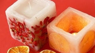 Как сделать оригинальные свечи (How to make original candles)