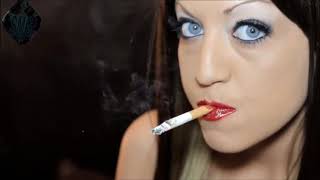 Redlips smoking girls-Big White Nails smokers-girl smoking fetish