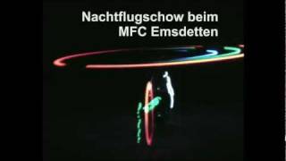 Nachtflug beim MFC Emsdetten mit Logo 600 -- FMSC Steinfurt