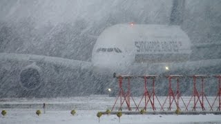 Zurich Kloten LSZH - today 27-12-2014 Flughafen im Schnee