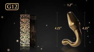 Анальный стимулятор Icicles Gold Edition от Pipedream США