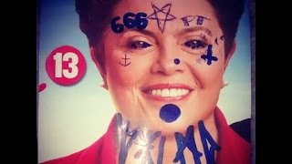 Padre alerta a ideologia do PT é anti cristã que Dilma faz o sinal da cruz ao contrário bizarro hem