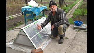 Как сделать парник самому. Парничок из оконных рам