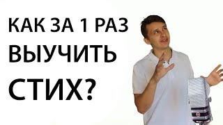 Как быстро выучить стих с 1 прочтения. Стихотворение Пушкина. Развитие памяти