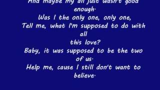 Was I The Only One Jordin Sparks With Lyrics