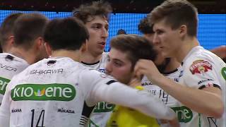 Gli highlights di Sir Safety Conad Perugia - Kioene Padova 3-0 (Coppa Italia)