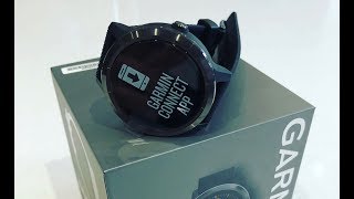 Garmin Vivoactive 3 GUNMETAL!! - UNBOXING