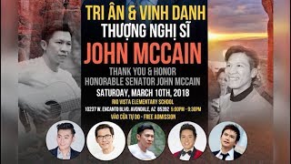 Nhạc sĩ Việt Khang gặp gỡ & tri ân Thượng Nghị Sĩ John McCain