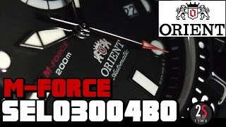 Orient Diver M-Force Air Diver Watch  SEL03004B0 Automatic 200m