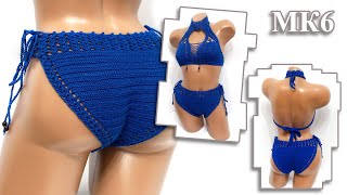 Как вязать трусы - Вязания бикини  крючком - Урок 1 / DIY - Crochet Bikini Bottom - Easy Tutorial