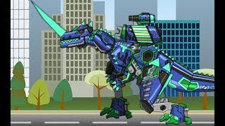 Dino Robot Ceratosaurus Transform! (Роботы динозавры: Цератозавр трансформер)