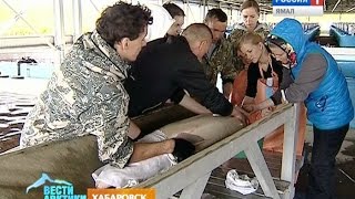 Хабаровские рыбоводы принимают роды у самок осетра
