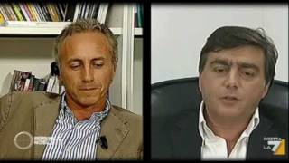 Walter Lavitola su La7: le domande di Marco Travaglio ("Bersaglio mobile", 28Set2011)