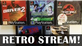 Let's Play Syphon Filter and others on original hardware - Live PS1 gameplay!