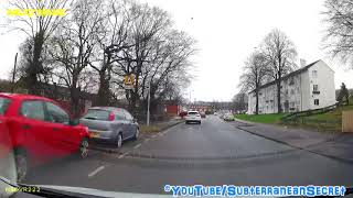 Speeded up Dash Cam Footage from the Celtic Manor Golf Club to Llanwern Village, Newport