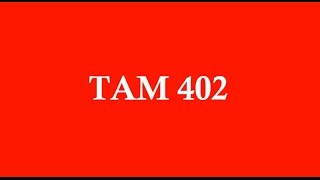 O DIA QUE MUDOU MINHA VIDA (TAM 402)