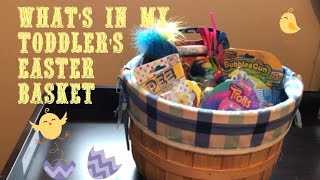 My 3 Year Old Toddler Easter Basket