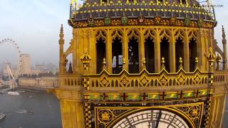 London. Съемка с радиоуправляемого вертолета (квадрокоптер)