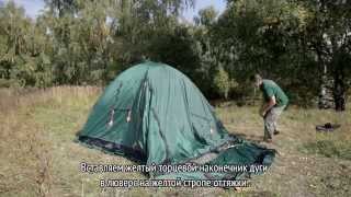 Сборка палатки Alexika Grand Tower 4