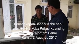 Detik-detik Penangkapan Bandar Sabu-sabu di Benai, Kuansing