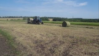 Сено как бизнес 1 часть. Пресс- подборщик CLAAS в работе