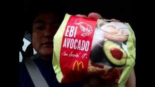 マクドナルド！アボカドバーガー！エビ！