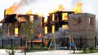 В Горловке сгорел Благовещенский храм