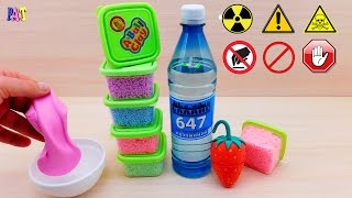 ЧТО БУДЕТ ЕСЛИ ШАРИКОВЫЙ ПЛАСТИЛИН И ЛЁГКИЙ ПЛАСТИЛИН ЗАЛИТЬ  АЦЕТОНОМ ?!