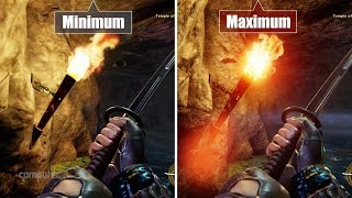 Shadow Warrior 2 - Graphics comparison / Grafikvergleich - PC - Min. vs. Max.