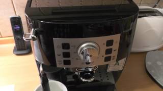 DeLonghi Magnifica S ECAM 22.110 coffee maker unboxing and initial setup