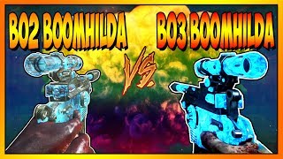 BO2 BOOMHILDA v.s BO3 BOOMHILDA ON ROUND 50 - Call of Duty Zombies (BO2-BO3)