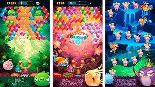 Angry Birds Pop! Серия 10! Уровень 18 и 19! Игра на время! Игра Три в Ряд