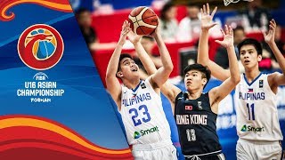 Philippines v Hong Kong - Full Game - Play-Offs - FIBA U16 Asian Championship
