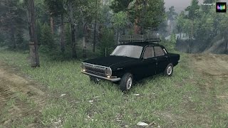 SpinTires обзор мода ( Газ - 24 Волга ) Это классика чувак!