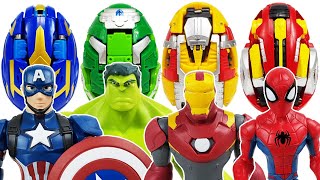 Avengers, Carbot Kung Go~! Thor, Captain America, Hulk, Thanos, Spider-Man, Incredibles, Iron Man