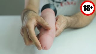 Реалистичный вибратор на присоске King Cock 9" Vibrating Cock with Balls