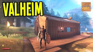 Valheim - BUILDING a VIKING LONGHOUSE - Valheim Gameplay - Ep. 3