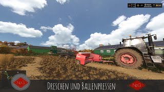 Ls 17 Sibbershusum | Dreschen und Ballenpressen!! | Landwirtschafts Simulator 17 (Deutsch)