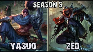 Best Yasuo Korea vs Zed MID Ranked Challenger
