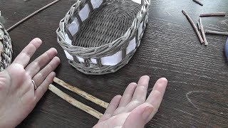 Деревянные ручки для плетеной корзины. Мастер-класс