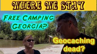 Where we Stay: Hidden free camping at Fort Barrington GA