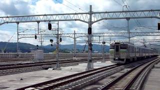 735系＋731系　6両編成試運転　旭川到着