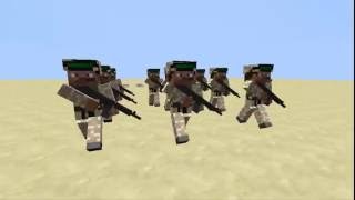 Como hacer tus soldados militares en Minercraft con Custom NPC Y FLANS MOD 1.7.10 Y 1.8 Parte 1