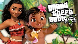 GTA 5 Mods - MOANA MOD (GTA 5 PC Mods Gameplay)