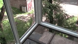 Французский балкон. Вынос, расширение, усиление. Окна Rehau. Кривой Рог.