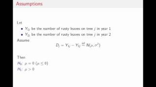 Paired t-test