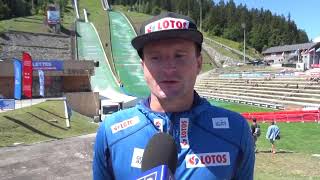 Trener Maciusiak przed LGP w Courchevel [10.08.2018]