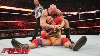 Ryback vs. Big Show – Intercontinental Championship Match: Raw, Aug. 31, 2015