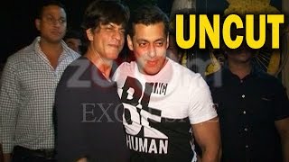 UNCUT - Salman Khan & Shahrukh Khan At Salman Khan's Residence! | EXCLUSIVE